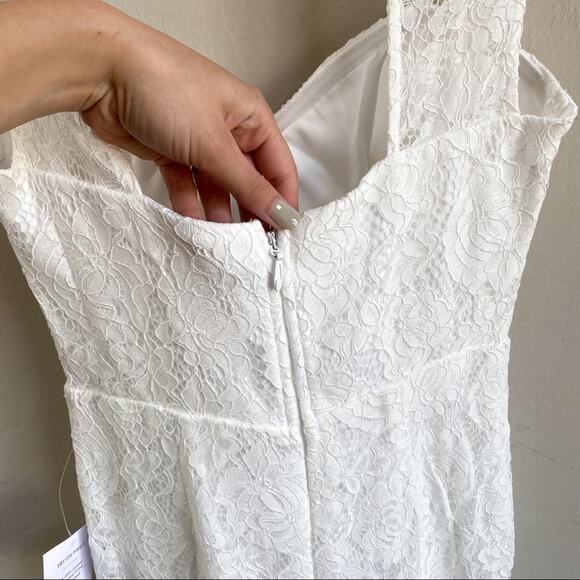 NWT Lulus Rosetta White Lace Maxi Dress‎ - Picture 6 of 10